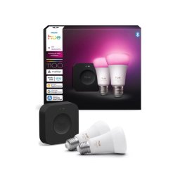 Kit de bază Philips Hue WACA 2xE27/8,1W 1000-20000K + Hue bridge