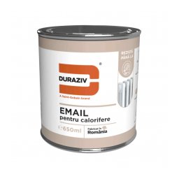 EMAIL ACRILIC PENTRU CALORIFERE ALB DURAZIV 0.65L / BAX 12 BUC