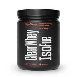 GymBeam Clear Whey IsoFue 500 g pepene roșu
