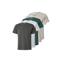 ABOUT YOU Tricou 'Peter' verde / verde deschis / verde închis