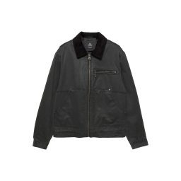 Pull&Bear Geacă de primăvară-toamnă negru