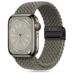 Curea NylonMag Apple Watch 44 45 46 49 mm Olive Grey