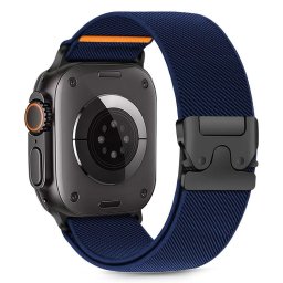 Curea Nylon Clasp Apple Watch 44 45 46 49 mm Navy