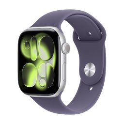 Smartwatch Watch Series 11 (2025) GPS 46mm Silver Aluminium Case with Sport Band M/L - Purple Fog
