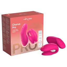 We-Vibe Chorus Pro - vibrator de cuplu cu aplicație și telecomandă (roz)