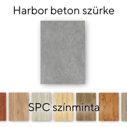 Leziter Harbor beton gri Vinil SPC parchet eșantion / eșantion