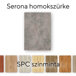 Leziter Serona Stone Effect Sand Grey Vinil SPC parchet eșantion / eșantion