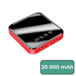 Powerbank 20000 mAH 2A 10W roșu