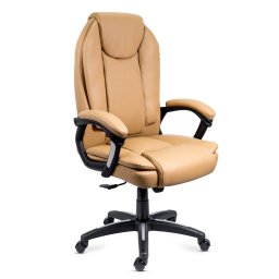 Scaun ergonomic de birou din piele sintetica OFF 356 bej