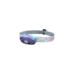 Ledlenser KIDLED2 RAINBOW-LED Lanternă frontală reglabilă pentru copii LED/1xAAA IPX4 40 lm 20h violet