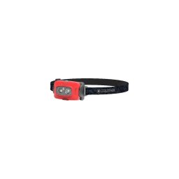 Ledlenser HF4R Core - lanternă frontală LED reîncărcabilă, cu reglare a intensității, 1000 mAh, IP68, 500 lm, 35 h, roșie