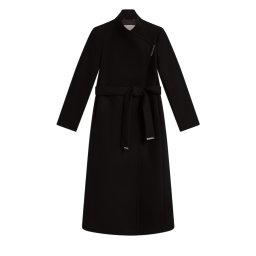 TED BAKER Palton Rose Mid Lengthed Wool Wrap 282071 black