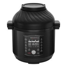 Multicooker si friteuza Instant Pot Pro Crisp + Air Fryer 140002701, 1500 W, 7.6 L, 11 programe, Cos Air Fryer, Afisaj LCD, Negru