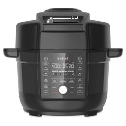 Multicooker si friteuza Instant Pot Duo Crisp Ultimate Lid 140005901, 1500W, 6.2L, 11 programe, coș Ultimate Lid, EvenCrisp, negru
