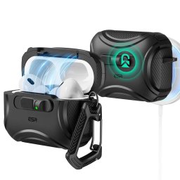 Husa Apple AirPods Pro 3 - Cyber FlickLock HaloLock - Black