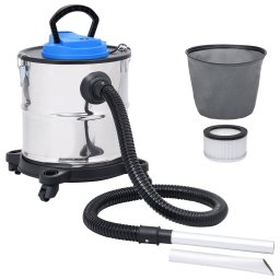 Gossi aspirator de cenusa filtru hepa, 1200 w, 20 l, otel inoxidabil