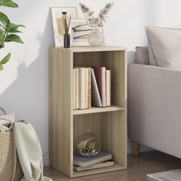 Gossi biblioteca 2 rafturi stejar sonoma 40x30x76,5 cm lemn prelucrat