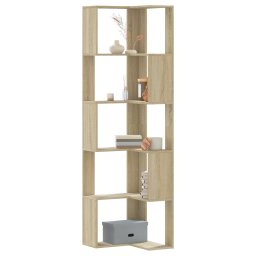 Gossi biblioteca 5 niveluri stejar sonoma 50x50x179cm lemn prelucrat