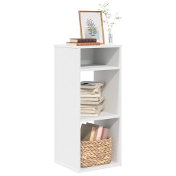 Gossi biblioteca, alb, 34x31x80 cm, lemn prelucrat