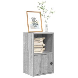 Gossi biblioteca, gri sonoma, 31x24x52 cm, lemn prelucrat