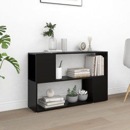 Gossi biblioteca, negru, 100x24x63 cm, pal