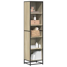 Gossi biblioteca, stejar sonoma, 40x35x170,5 cm, pal