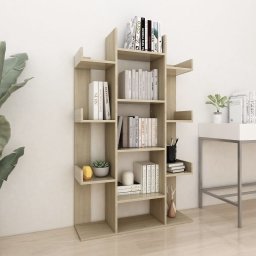 Gossi biblioteca, stejar sonoma, 86x25,5x140 cm, pal