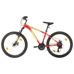 Gossi bicicleta montana cu 21 viteze, roata 27,5 inci, rosu, 38 cm