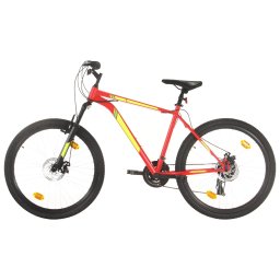 Gossi bicicleta montana cu 21 viteze, roata 27,5 inci, rosu, 42 cm