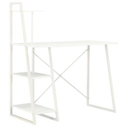 Gossi birou cu rafturi, alb, 102 x 50 x 117 cm