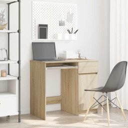 Gossi birou stejar sonoma 86x49x76 cm lemn prelucrat