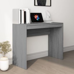 Gossi birou, gri sonoma, 90x40x72 cm, lemn prelucrat