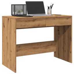 Gossi birou, stejar artizanal, 101x50x76,5 cm, lemn prelucrat