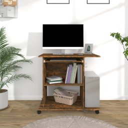 Gossi birou, stejar fumuriu, 80x50x75 cm, lemn prelucrat