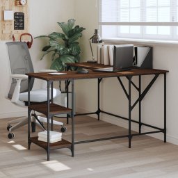 Gossi birou, stejar maro, 139x139x75 cm, lemn prelucrat