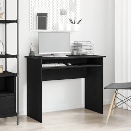 Gossi birou, stejar negru, 90x50x74 cm, lemn prelucrat