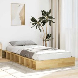 Gossi cadru de pat fara saltea 90x190 cm din lemn masiv de stejar