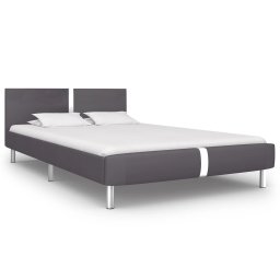 Gossi cadru de pat, gri, 140 x 200 cm, piele ecologica