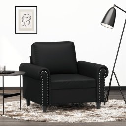 Gossi canapea de o persoana, 60 cm, piele ecologica