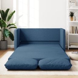 Gossi canapea extensibila 2 in 1, albastru, 112x174x55 cm textil