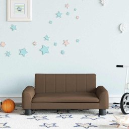 Gossi canapea pentru copii, maro, 70x45x30 cm, material textil