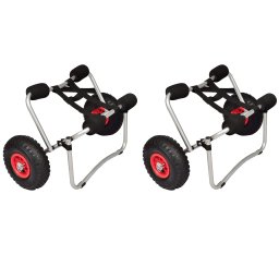 Gossi carucioare pentru caiac, 2 buc., aluminiu