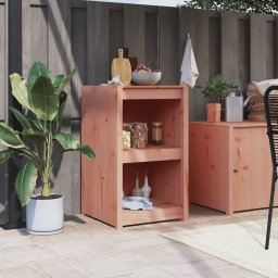 Gossi dulap bucatarie de exterior, 55x55x92 cm, lemn masiv douglas