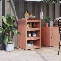 Gossi dulap bucatarie de exterior, 55x55x92 cm, lemn masiv douglas