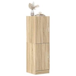 Gossi dulap bucatarie stejar sonoma, 38x41,5x131,5 cm, lemn prelucrat