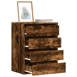 Gossi dulap colt cu sertare lemn vechi 60x41x76 cm lemn prelucrat