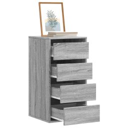 Gossi dulap colt cu sertare sonoma gri 40x41x76 cm lemn prelucrat