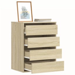 Gossi dulap colt cu sertare stejar sonoma 60x41x76 cm lemn prelucrat
