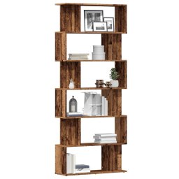 Gossi dulap cu carti din lemn vechi 80x24x192 cm lemn prelucrat
