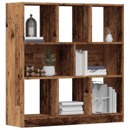 Gossi dulap cu carti lemn vechi 97,5x29,5x100 cm din lemn prelucrat
